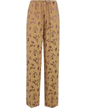 Dries Van Noten Long Trousers "Puvis" - Natural