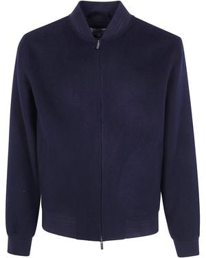 MC2 Saint Barth Wool Bomber Jacket "Camden" - Blue