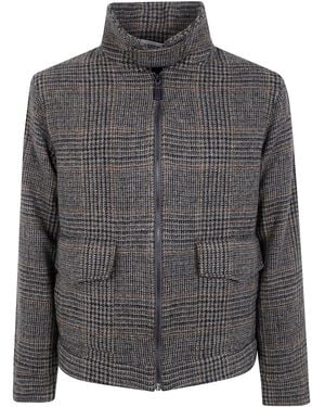 Aspesi Jacket Military Check "Lightning" - Grey