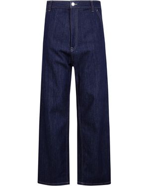 Sofie D ́hoore Pantaloni Casual Cropped 'Pasay' - Blu