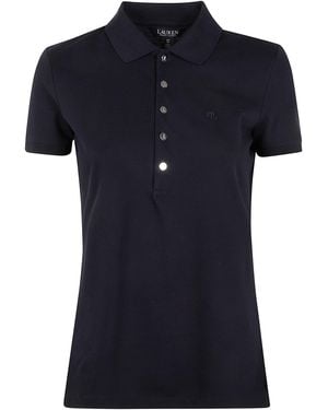 Ralph Lauren "Kiewick" Knit Polo Shirt - Black