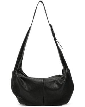 Trippen Shoulder Bag Wax Box "Cloud" - Black