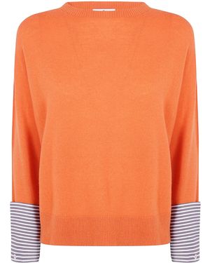 Whyci Jumper Round Neck "Wh0573 2108 Pumpkin" - Orange