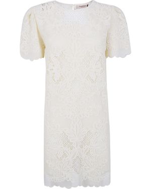 Twinset Mini Dress - White