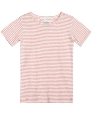 SERENDIPITY ORGANICS T-Shirt Stripe - Pink
