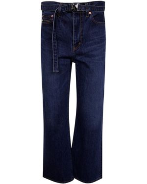 Sacai Boot Cut Denim Pants - Blue