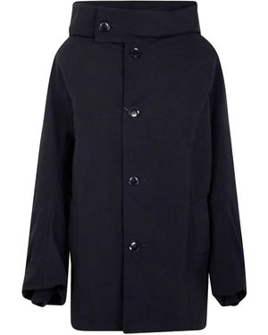 Y's Yohji Yamamoto Hoodie Short Coat - Blue