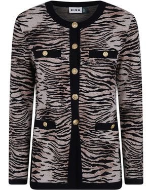 RIXO London "Raylene" Cardigan - Black
