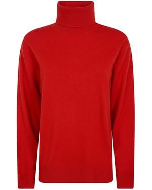 P.A.R.O.S.H. P. A.R. O.S. H. Sweater Cashmere Turtleneck - Red