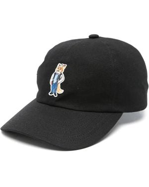 Maison Kitsuné Dressed Fox Cap - Nero