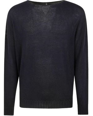 MD75 Oversized Round Neck Sweater F. 7 - Blue