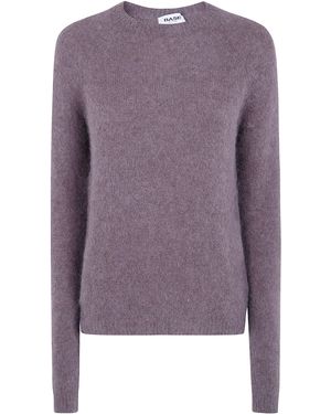 Base London Jumper Round Neck "B8450.034" - Purple