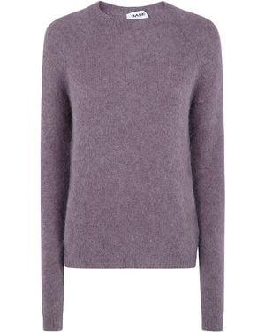 Base London Maglione Collo Rotondo "B8450.034" - Viola