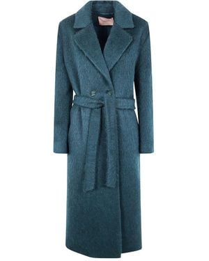 Twinset Classic Coat - Blue