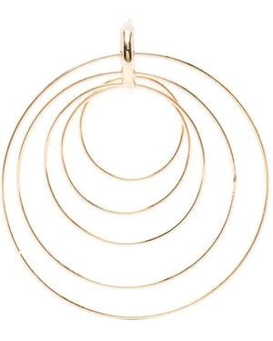 Panconesi "Pierced Serpent" Hoops Large - White
