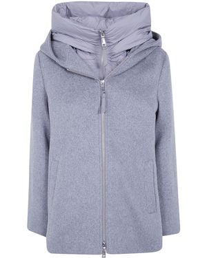 Seventy Cappotto Corto Dettagli - Blu
