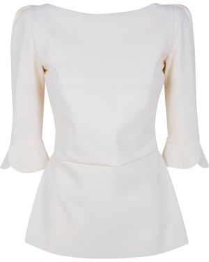 La Petite Robe Di Chiara Boni "Edelmira" Jersey Tunic Dress - White