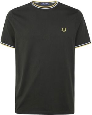 Fred Perry Twin Tipped T-Shirt - Black