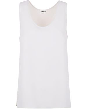 P.A.R.O.S.H. Sleeveless Blouse - White