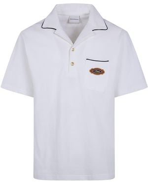 Drole de Monsieur "Drôle Patch" Polo Shirt - White