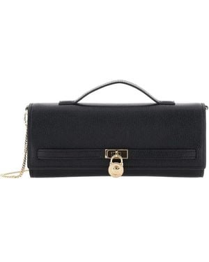 MICHAEL Michael Kors "Hamilton Moderne" Medium Clutch - Black