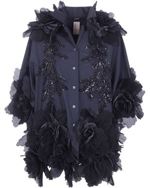 Antonio Marras Shirt Floral "Robespierre" - Blue
