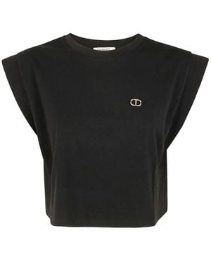 Twinset Top - Black