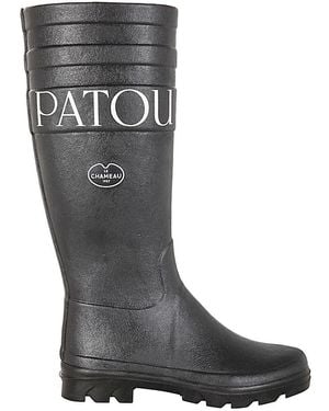 Patou Hightop Boots Le Chameau Shoes - Black