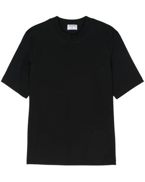 Filippa K Mock Neck Tee - Black