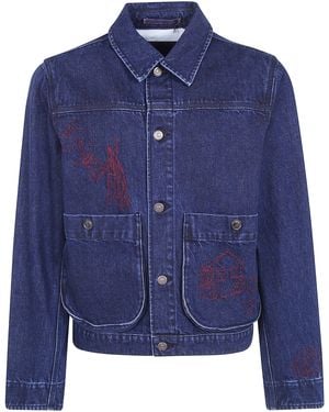 Paul Smith Work Jacket Work Jacket" - Blue