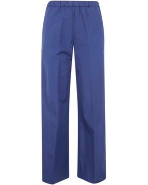 Aspesi Wide Leg Trousers - Blue