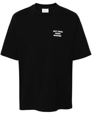 Tシャツ・カットソー DROLE DE MONSIEUR Men Sweater SW149 BLACK Drole de Monsieur T-shirts for Men | Online Sale up to 53