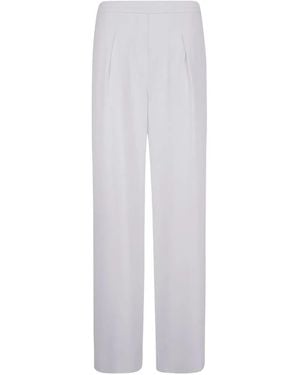 パンツ EMPORIO ARMANI Woman Pants White EW000872AF12524 FB228 Armani Exchange Women's Linen Wide Leg Pants, Optic White, 0
