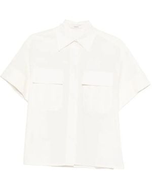 JOSEPH Justo Blouse Popeline - White