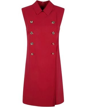 La Petite Robe Di Chiara Boni Dress Long Sleeve "Dyanil" - Red