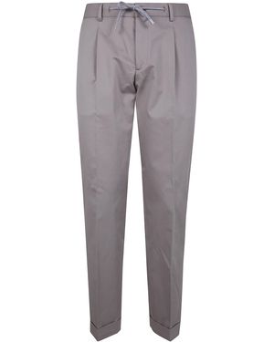 Barba Napoli "Roma" Chino Trousers - Grey