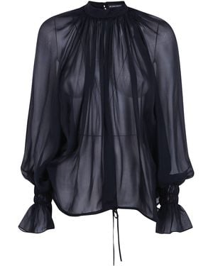Ann Demeulemeester Shirt Balloon "Celin" - Blue