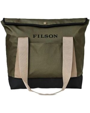 Filson "All-Weather Tote Bag" Printed Shrub Camouflage - Green