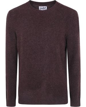 MC2 Saint Barth Maglione Girocollo "Regent" - Viola