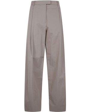 Magda Butrym Wide Leg Trousers - Grey