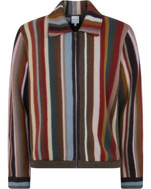 Paul Smith Cardigan Zip Thru Cardigan Zip Thru - Brown