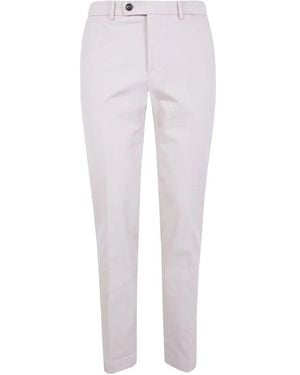 Incotex "Pantaloni Chino Slim Fit" - Bianco