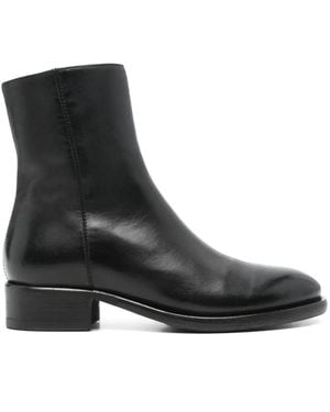 Alberto Fasciani "Isabel" Straccio Short Boots - Black