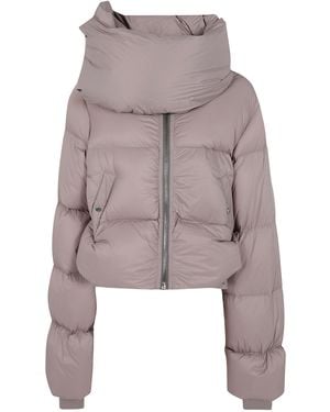 Rick Owens Jacket Hooded "Funnel Neck" - Gray