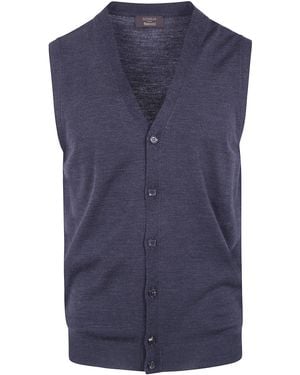 Zanone Sleeveless Jumper Classic "Classic Gilet" - Blue