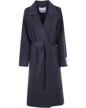 Essentiel Antwerp "Kaps" Double Face Coat - Blue