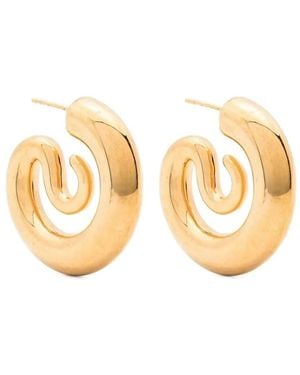 Panconesi Orecchini Serpente Hoops Piccoli - Metallizzato