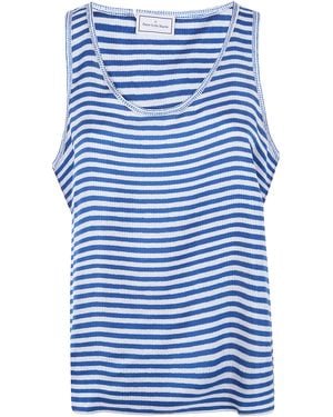 Pierre Louis Mascia "Aloe" Tank Top - Blue