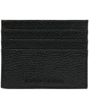 Emporio Armani Credit Card Holder By - Black