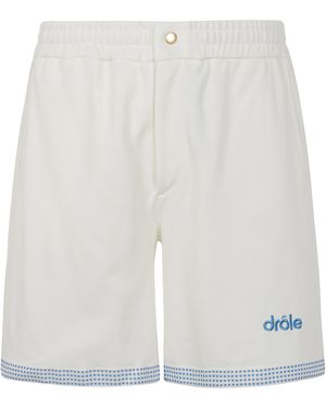 Drole de Monsieur Le Short Piqué - White